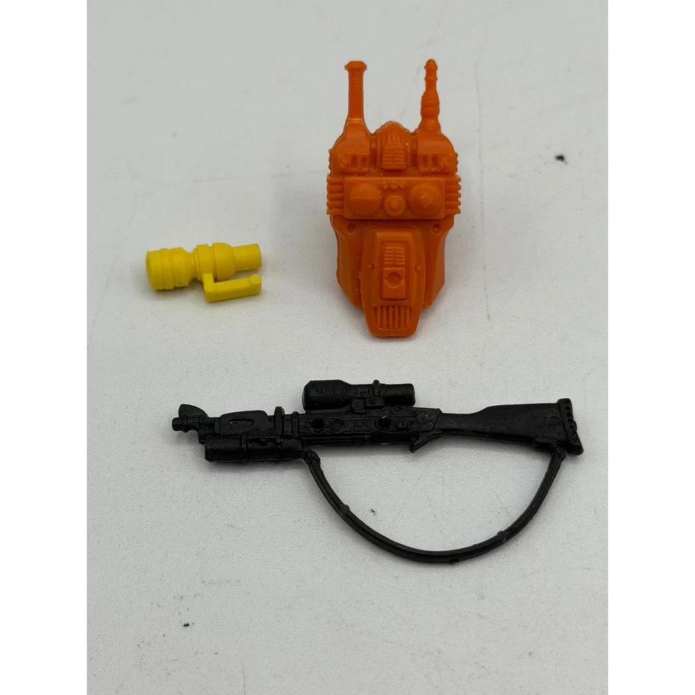 Vintage 1989 GI Joe COBRA NIGHT-VIPER v1 Action Figure Orange Funskool Backpack